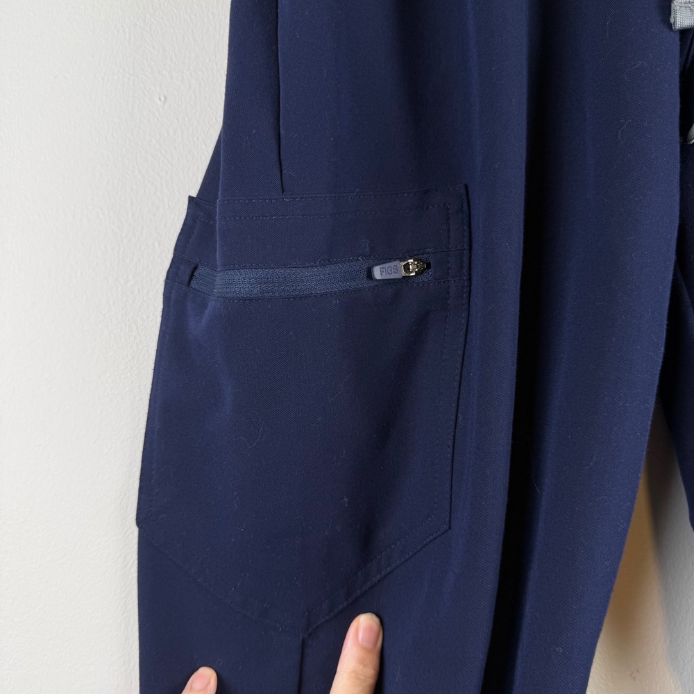 FIGS Zamora Jogger Scrub Pant Women S Navy Nurse Healthcare Medical Professional - Picture 10 of 12